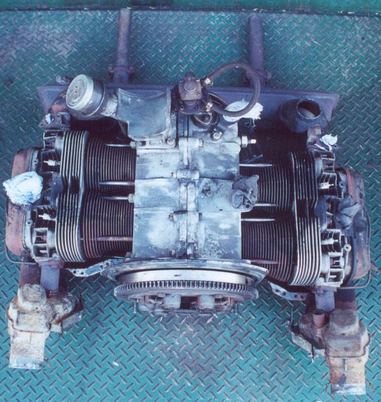engine top view